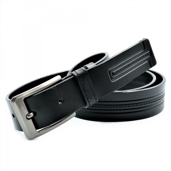 Чоловічий ремінь класичний (шкіра)