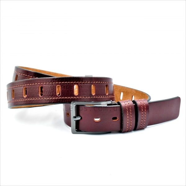 Чоловічий шкіряний ремінь