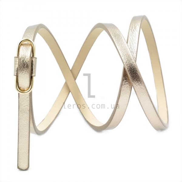 Жіночий ремінь "затискач" (шкір-зам)
