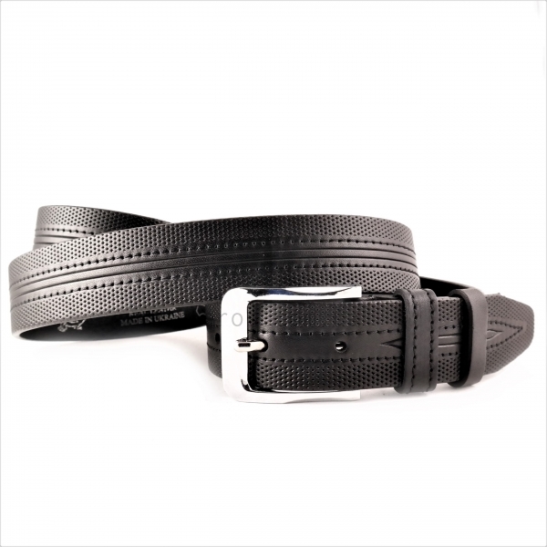 Чоловічий ремінь класичний (шкіра)