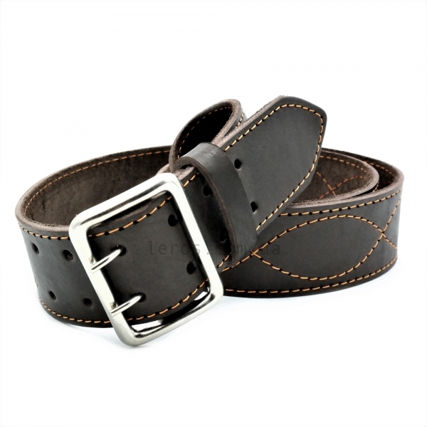 Чоловічий шкіряний ремінь під джинси.