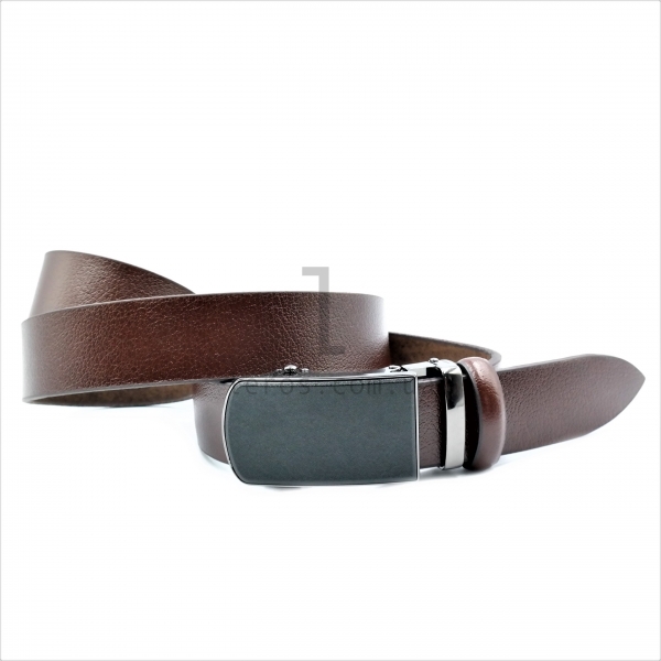 Чоловічий шкіряний ремінь із автоматичною пряжкою