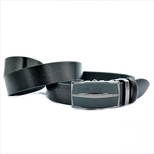 Чоловічий шкіряний ремінь із автоматичною пряжкою
