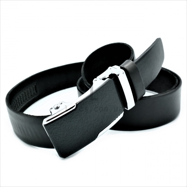 Чоловічий шкіряний ремінь із автоматичною пряжкою