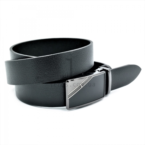 Чоловічий шкіряний ремінь із автоматичною пряжкою