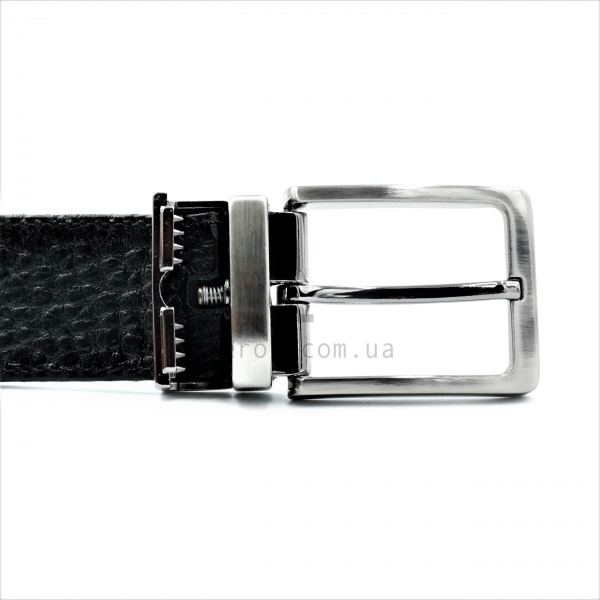 Чоловічий шкіряний ремінь двосторонній
