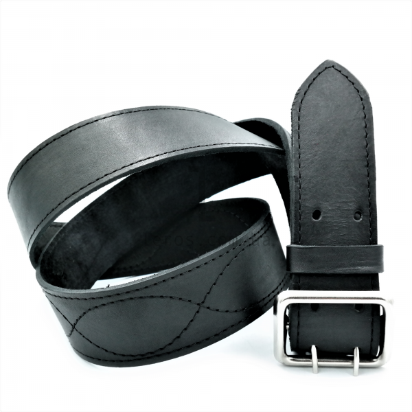 Чоловічий шкіряний ремінь під джинси.