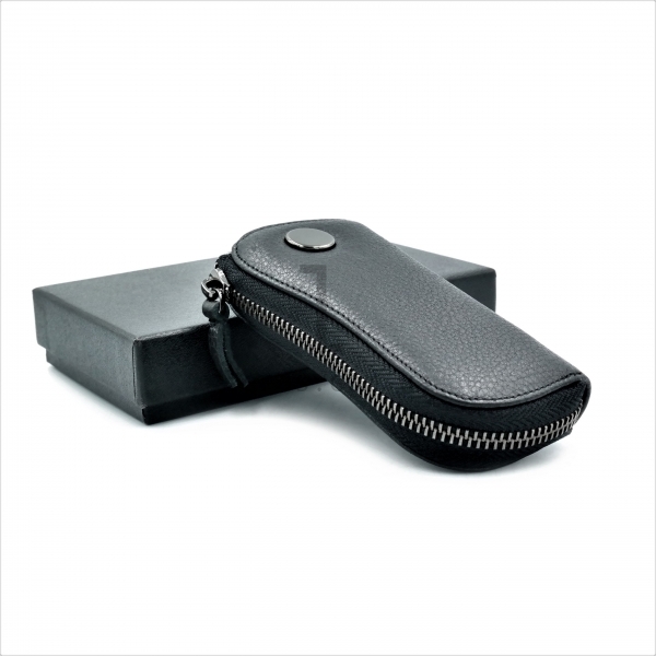 Ключниця шкіряна Чорного кольору