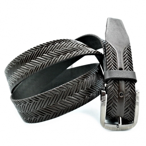 Чоловічий ремінь класичний (шкіра)