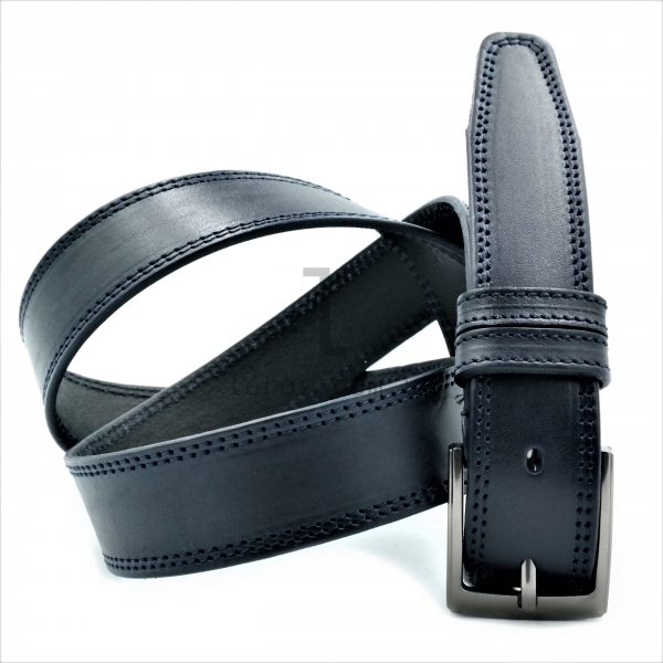 Чоловічий ремінь класичний (шкіра)