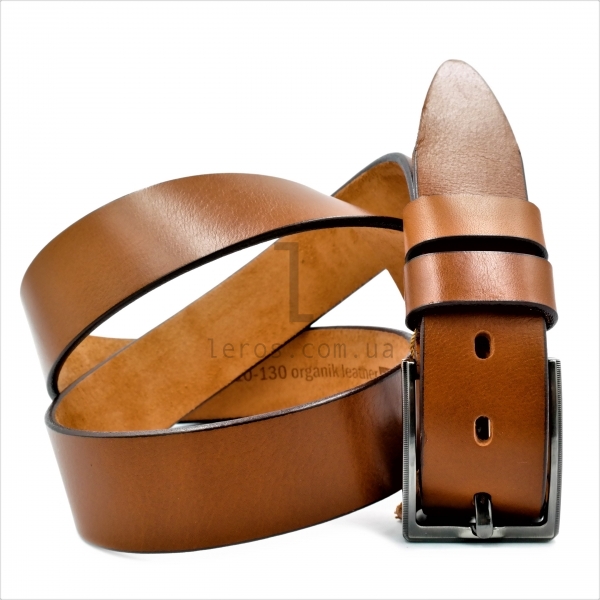 Чоловічий шкіряний ремінь