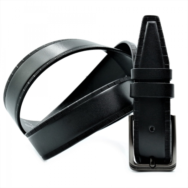 Чоловічий ремінь класичний (шкіра)