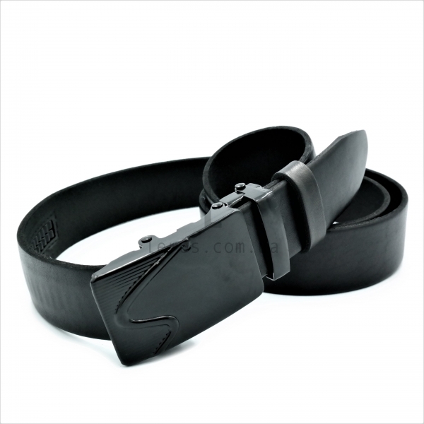 Чоловічий шкіряний ремінь із автоматичною пряжкою