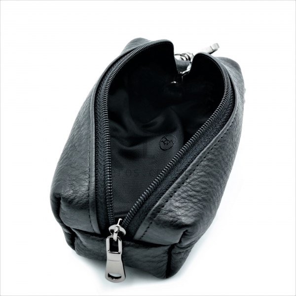 Ключниця шкіряна Чорного кольору