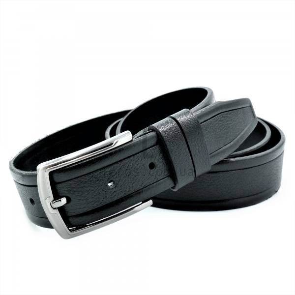 Чоловічий ремінь класичний (шкіра)