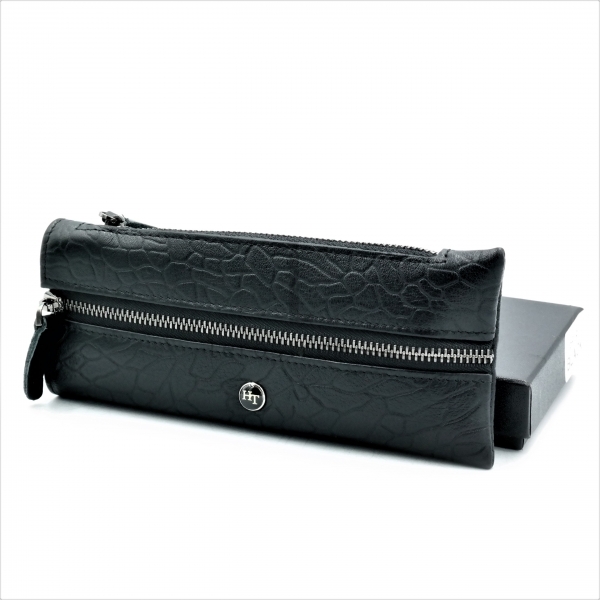 Ключниця шкіряна Чорного кольору