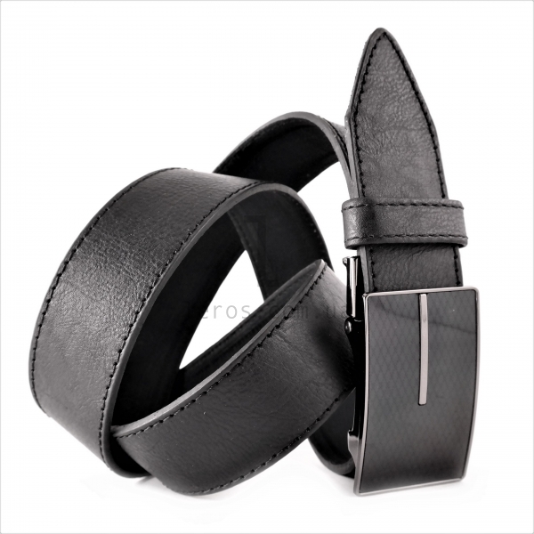 Чоловічий ремінь із затискною пряжкою