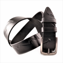 Чоловічий ремінь класичний (шкіра)