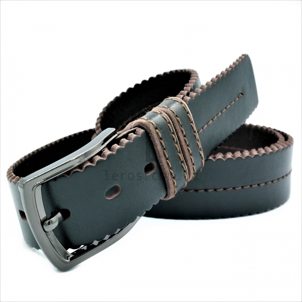 Чоловічий шкіряний ремінь