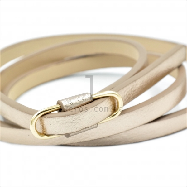 Жіночий ремінь "затискач" (шкір-зам)