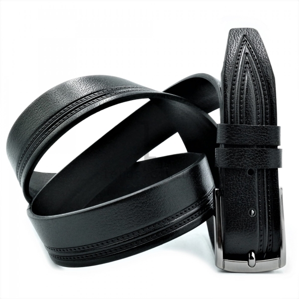 Чоловічий ремінь класичний (шкіра)