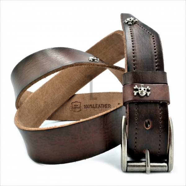 Чоловічий шкіряний ремінь
