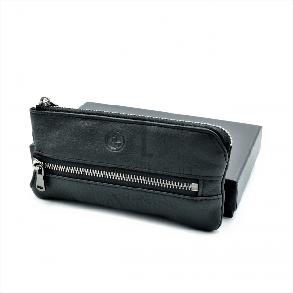 Ключниця шкіряна Чорного кольору