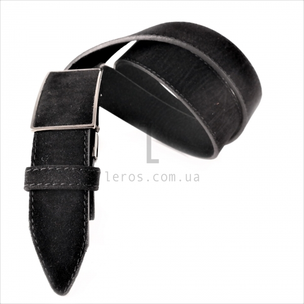 Чоловічий ремінь із затискною пряжкою