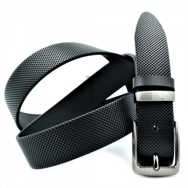 Чоловічий ремінь класичний (шкіра)