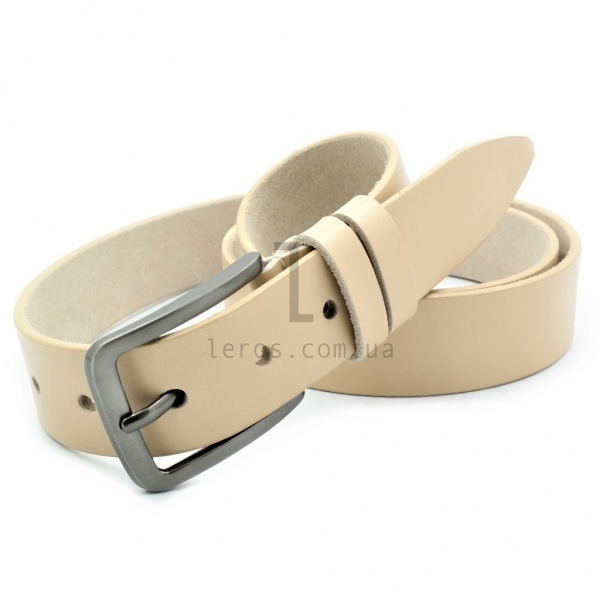 Чоловічий ремінь класичний (шкіра)