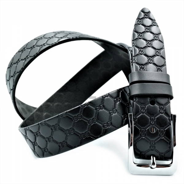 Чоловічий ремінь класичний (шкіра)