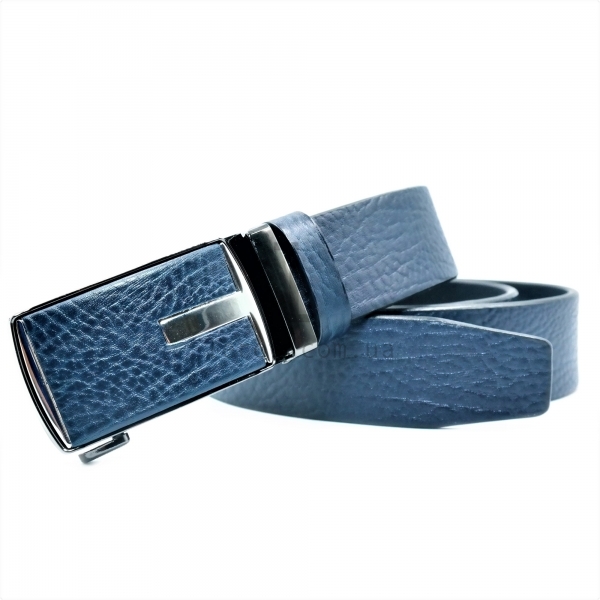 Чоловічий шкіряний ремінь із автоматичною пряжкою