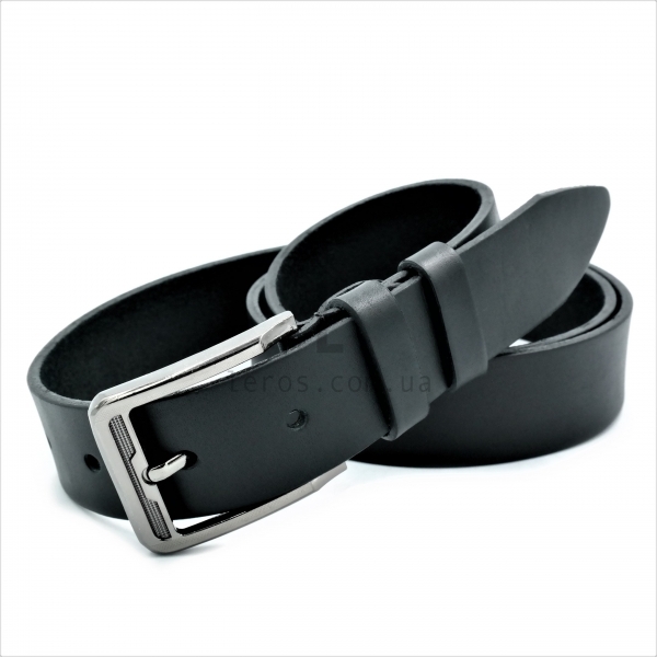 Чоловічий ремінь класичний (шкіра)