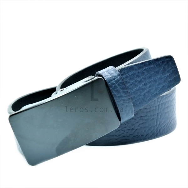 Чоловічий шкіряний ремінь із автоматичною пряжкою