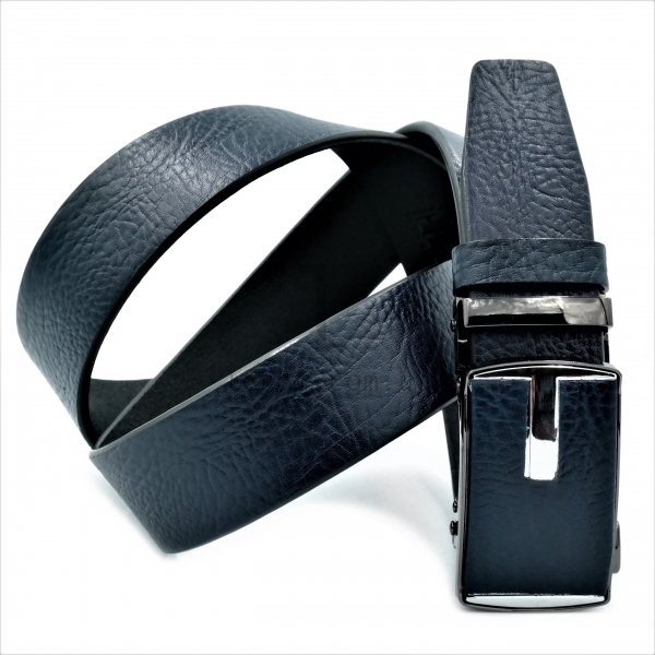 Чоловічий шкіряний ремінь із автоматичною пряжкою