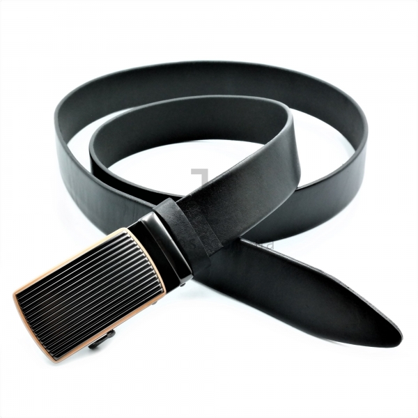 Чоловічий шкіряний ремінь із автоматичною пряжкою