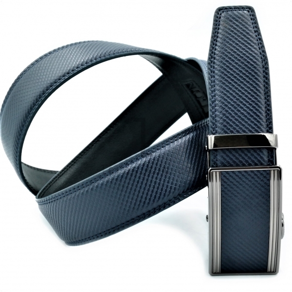 Чоловічий шкіряний ремінь із автоматичною пряжкою