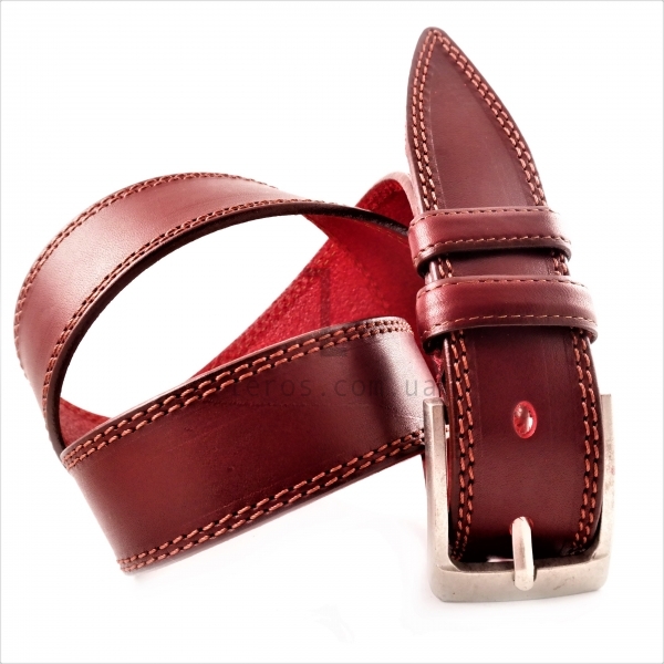 Чоловічий шкіряний ремінь