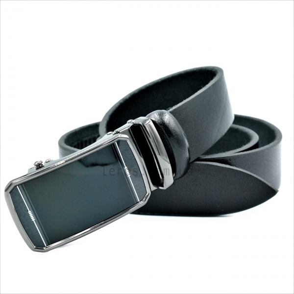 Чоловічий шкіряний ремінь із автоматичною пряжкою