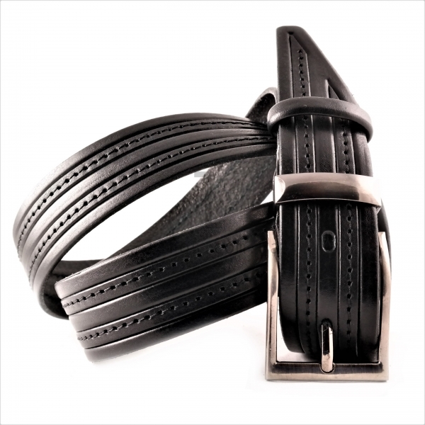 Чоловічий ремінь класичний (шкіра)