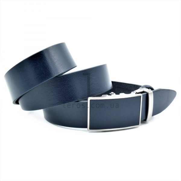 Чоловічий шкіряний ремінь із автоматичною пряжкою