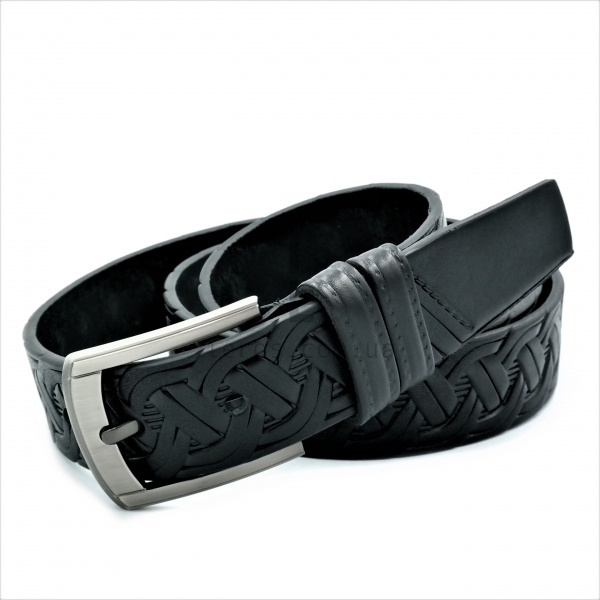 Чоловічий ремінь класичний (шкіра)