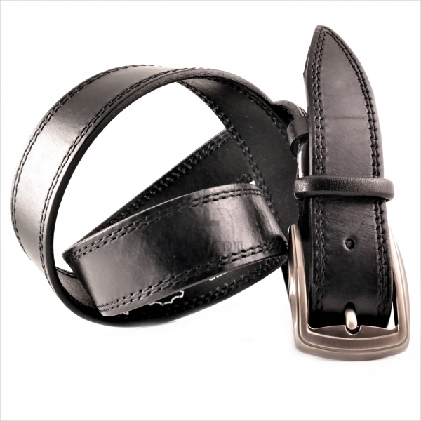 Чоловічий ремінь класичний (шкіра)