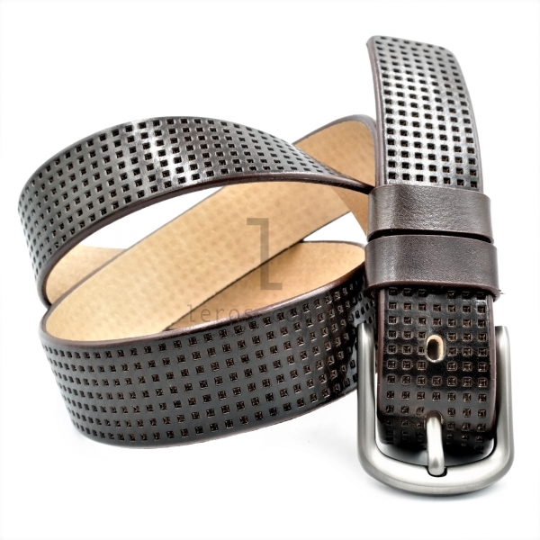 Чоловічий шкіряний ремінь