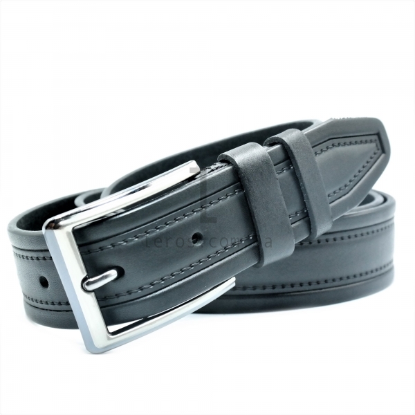 Чоловічий ремінь класичний (шкіра)