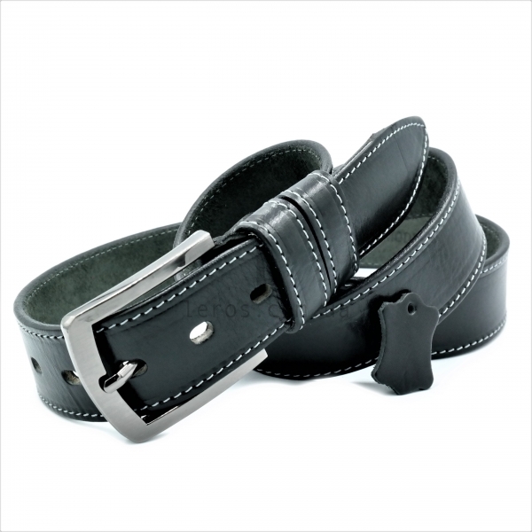 Чоловічий шкіряний ремінь