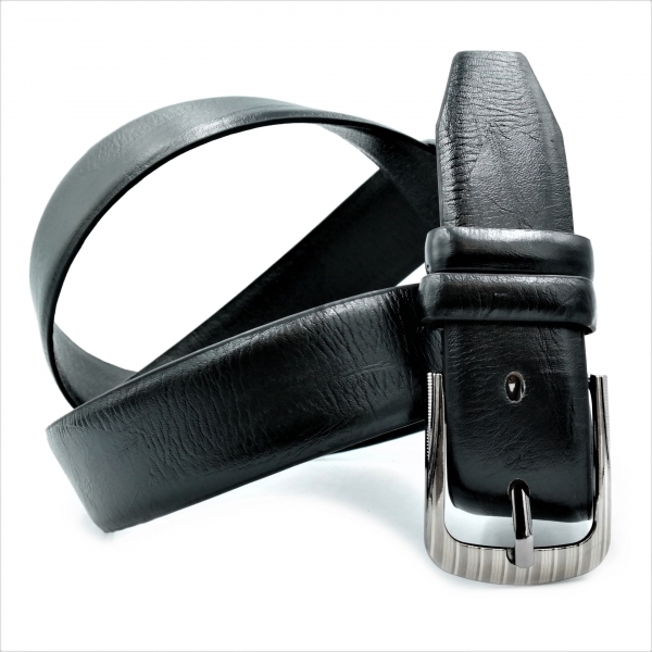 Чоловічий ремінь класичний (шкір-зам)