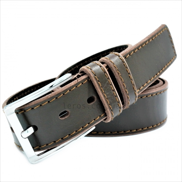 Чоловічий шкіряний ремінь