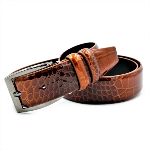 Чоловічий ремінь класичний (шкір-зам)