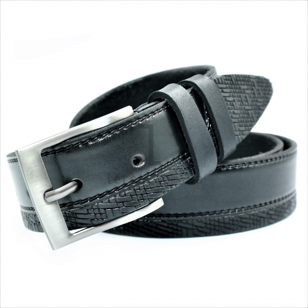 Чоловічий ремінь класичний (шкіра)